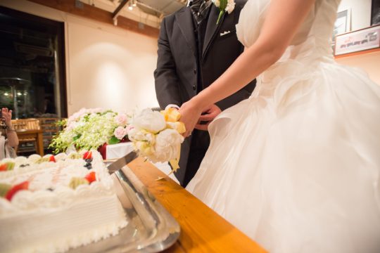 結婚式の様子